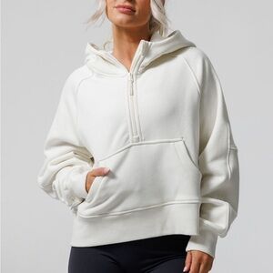Three Nails - Nova Half Zip Hoodie - Cream - Medium